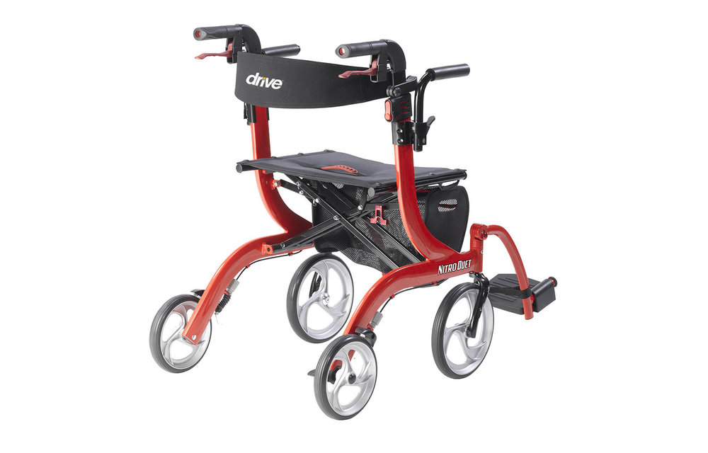 Drive Nitro Duet 2 in 1 Walker and Transport Chair