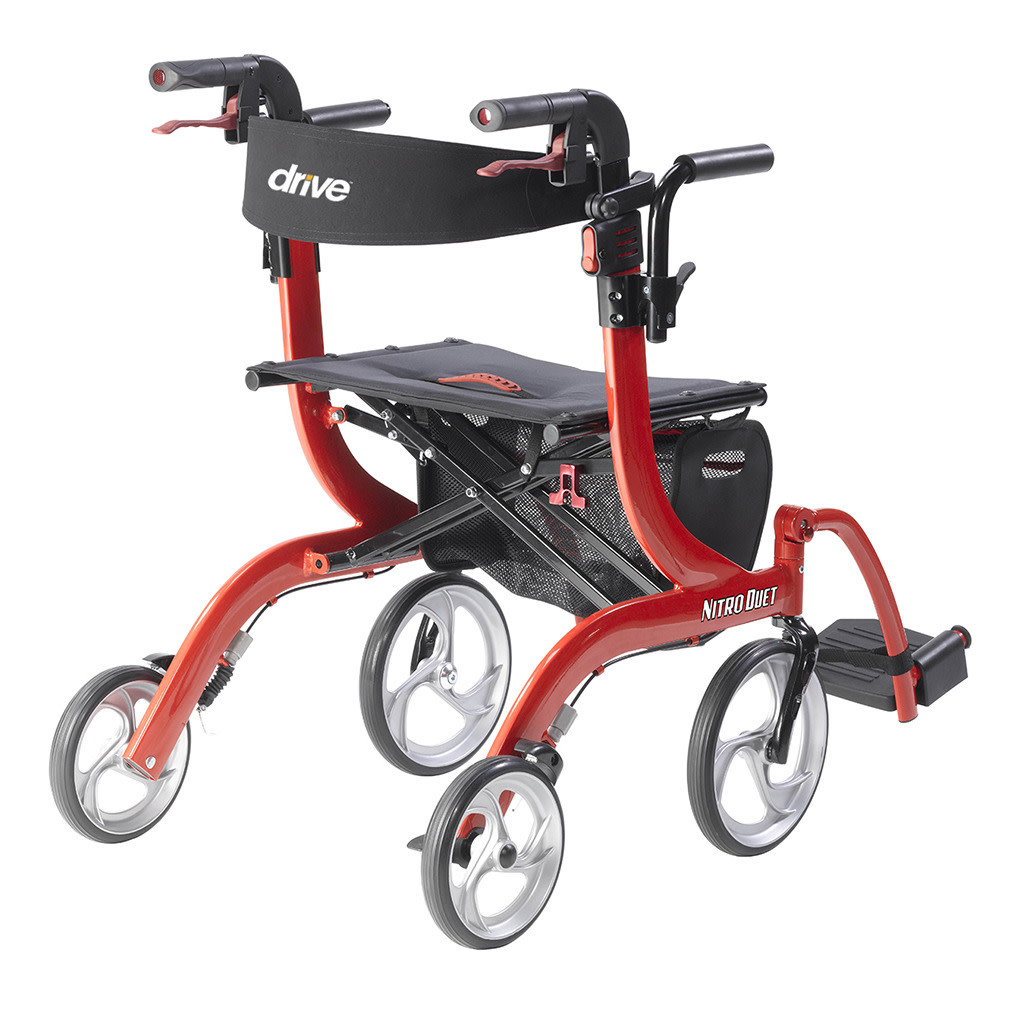 Drive Nitro Duet 2 in 1 Walker and Transport Chair