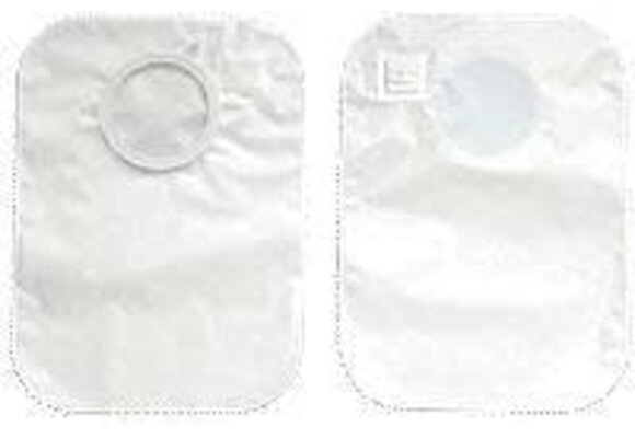 CENTERPOINTLOCK CLOSE POUCH 7-1/2" BEIGE WITH FILTER,COMFORTWEAR,2-3/4"  FLANGE BX/15