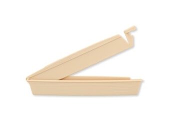 DRAINABLE POUCH CLAMP, BEIGE EA/1