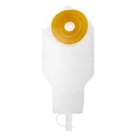 DRAINABLE FECAL COLLECTOR, ULTRA CLEAR, FLEXTEND, MEDIUM BX/10