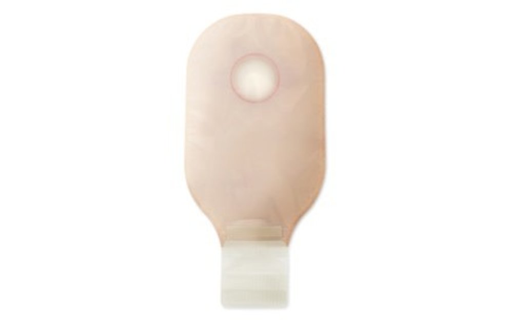 New Image Two-Piece Drainable Pouch, Lock 'n Roll Closure System Green Beige Flange 1-3/4" (44mm) Pouch Length 12" (30mm) AF300 Filter - Box of 10