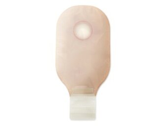 New Image Two-Piece Drainable Pouch, Lock 'n Roll Closure System Green Beige Flange 1-3/4" (44mm) Pouch Length 12" (30mm) AF300 Filter - Box of 10