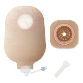 NEW IMAGE 2-PIECE UROSTOMY KIT W/ FLEXTEND BARRIER CUT-TO-FIT 2 3/4" FLANGE