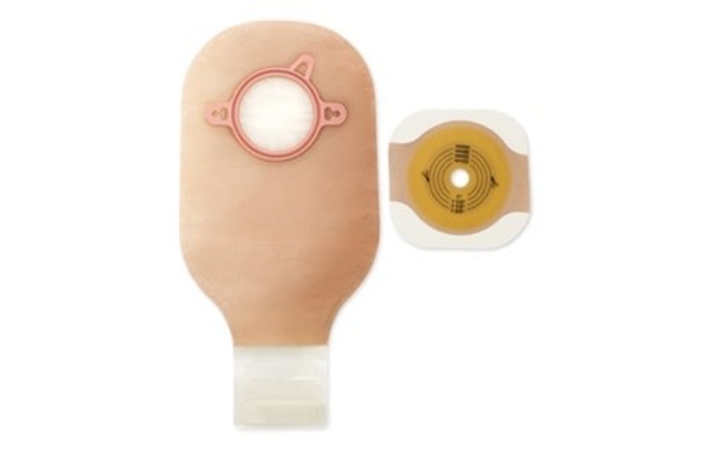 NEW IMAGE 2-PIECE OSTOMY DRAINABLE KIT W/ FLEXWEAR BARRIER & LOCK-N-ROLL CLOSURE 2 3/4" FLANGE