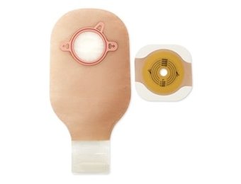 NEW IMAGE 2-PIECE OSTOMY DRAINABLE KIT W/ FLEXWEAR BARRIER & LOCK-N-ROLL CLOSURE 2 3/4" FLANGE