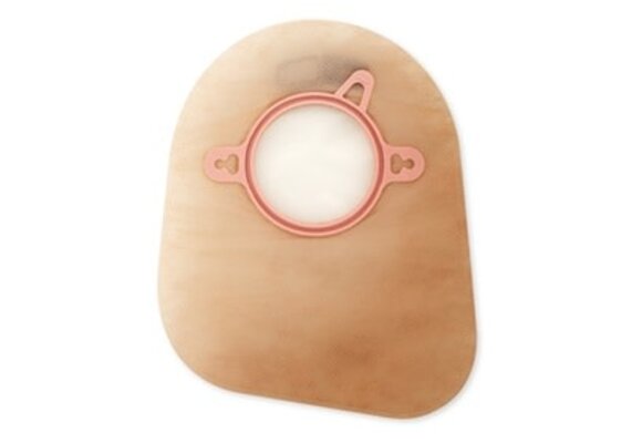 NEW IMAGE CLOSED POUCH 7" BEIGE WITHOUT FILTER , 2-3/4" FLANGE BX/30