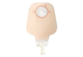 NEW IMAGE HIGH OUTPUT 12" SOFT TAP CLOSURE DRAINABLE POUCH, CLEAR 2-3/4" FLANGE BX/10