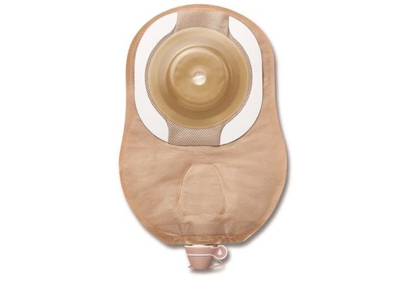 PREMIER CONVEX ONE-PIECE UROSTOMY POUCH W/ CERAPLUS BARRIER, TAPE, VERSION 2, 29MM 1 1/8" PRE-CUT W/ VIEWING OPTION  BX/10