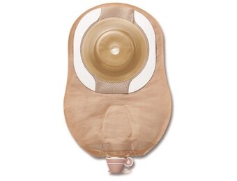 PREMIER CONVEX CERAPLUS 1-PIECE UROSTOMY POUCH SYSTEM PRE-CUT 7/8"  (22MM) BEIGE 9"L (23CM)  BX/10