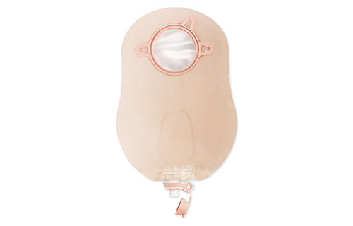 NEW IMAGE UROSTOMY POUCH 9" BEIGE ,2-1/4" FLANGE BX/10