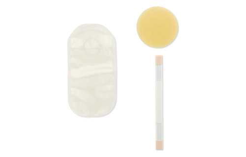 POUCHKINS PEDIATRIC ONE-PIECE SOFTFLEX PREMIE/NEWBORN POUCHES CUT-TO-FIT 5/8" ULTRA-CLEAR WITHOUT TAPE ,NO STARTER HOLE BX/15