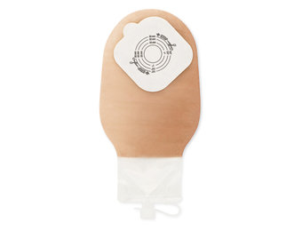 POUCHKINS PEDIATRIC ONE-PIECE SOFTFLEX UROSTOMY POUCH CUT-TO-FIT 1-1/2" TRANSPARENT WITHOUT TAPE ,NO STARTER HOLE BX/10