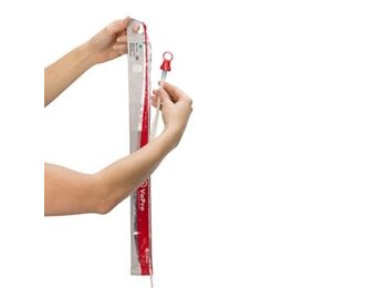 VAPRO TOUCH-FREE INTERMITTENT CATHETER, 12FR, 16IN, COUDE BX/30