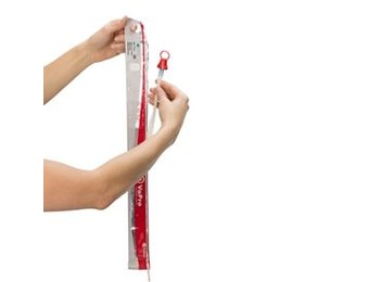 VAPRO F-STYLE TOUCH-FREE HYDROPHILIC INTERMITTENT CATHETER, STRAIGHT TIP,12 FR., 16IN BX/30