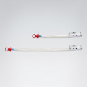 VAPRO PLUS F-STYLE TOUCH-FREE HYDROPHILIC INTERMITTENT CATHETER WITH COLLECTION BAG, STRAIGHT TIP,14 FR., 16IN BX/30