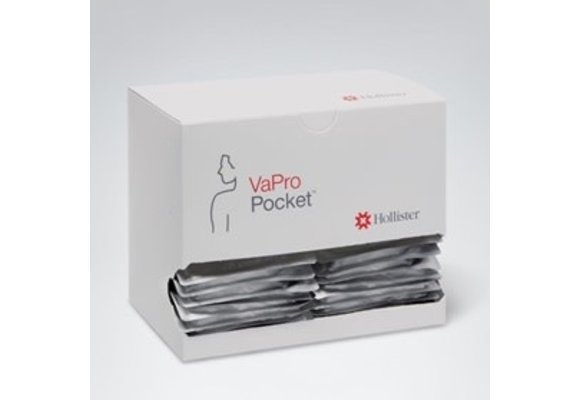 VAPRO PLUS POCKET TOUCH-FREE HYDROPHILIC INTERMITTENT CATHETER, IC, 12FR, 8IN BX/30