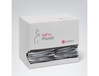 VAPRO PLUS POCKET TOUCH-FREE HYDROPHILIC INTERMITTENT CATHETER, IC, 14FR, 16IN BX/30