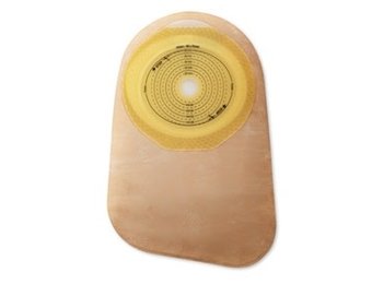 PREMIER ONE-PIECE 9" CLOSED POUCH TRANSPARENT SOFTFLEX CUT-TO-FIT FLAT OVAL SKIN BARRIER UP TO 2-1/2" X 3" STOMA FILTER AF300 W/O TAPE BORDER BX/30