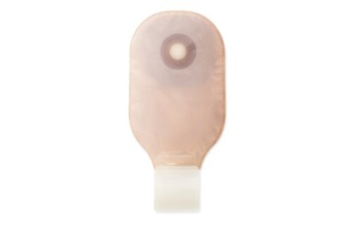 PREMIER ONE-PIECE CONVEX SKIN BARRIER ,LOCK N ROLL CLOSURE 12" BEIGE DRAINABLE POUCH CUT-TO-FIT 2"  WITH TAPE BORDER BX/5