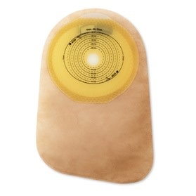 PREMIER ONE-PIECE FLAT SKIN BARRIER 7" CLOSED POUCH BEIGE SOFTFLEX,WITH FILTER PRE-CUT 1-3/8" BX/30