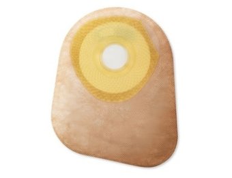 PREMIER ONE-PIECE FLAT SKIN BARRIER 7" CLOSED POUCH BEIGE SOFTFLEX,WITH FILTER PRE-CUT 1-3/16" BX/30