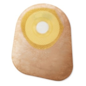 PREMIER ONE-PIECE FLAT SKIN BARRIER 7" CLOSED POUCH BEIGE SOFTFLEX,WITH FILTER PRE-CUT 1-3/16" BX/30