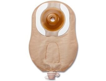 PREMIER ONE PIECE UROSTOMY, FLEXTEND 9" POUCH , WITH CONVEX, PRE-CUT, 1-3/8",BEIGE BX/5