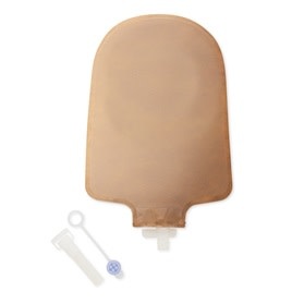 PREMIER FLEXTEND ONE-PIECE 9" UROSTOMY POUCH ,TRANSPARENT ,PRE-CUT 1-1/2" BX/10