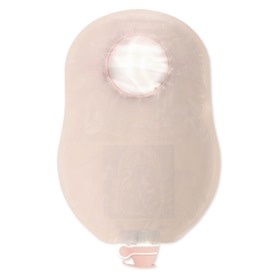 NEW IMAGE UROSTOMY  9" POUCH BEIGE WITH MULTI-CHAMBER, 2-1/4" BX/10