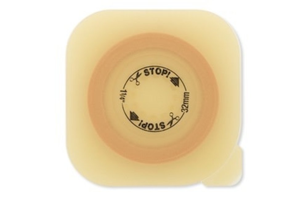 POUCHKINS PEDIATRIC FLAT SKIN BARRIER CUT-TO-FIT 1-1/4" BX/5