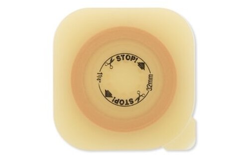 POUCHKINS PEDIATRIC FLAT SKIN BARRIER CUT-TO-FIT 1-1/4" BX/5