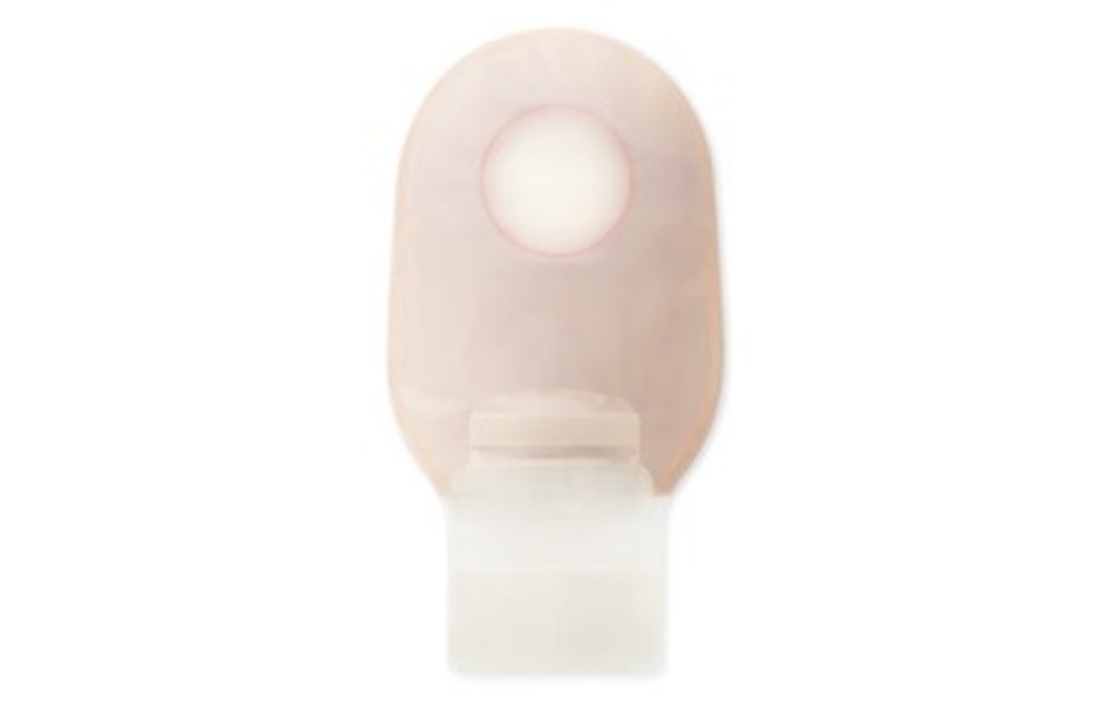 POUCHKINS PEDIATRIC TWO-PIECE SOFTFLEX DRAINABLE LOCK N ROLL CLOSURE ,TRANSPARENT WITHOUT TAPE 1-3/4" NO FILTER BX/10