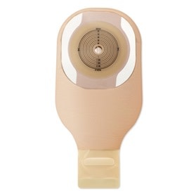 PREMIER CERAPLUS 1-PIECE DRAINABLE POUCH W/ TAPE BORDER, LOCK N ROLL CLOSURE, BEIGE, W/ FILTER, PRE-CUT 1IN (25MM) BX/10