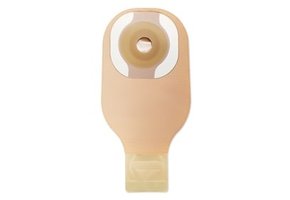 PREMIER CERAPLUS 1-PIECE DRAINABLE POUCH W/ TAPE BORDER, LOCK N ROLL CLOSURE, BEIGE, W/ FILTER, PRE-CUT 1 3/8IN (35MM) BX/10