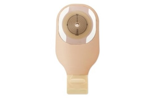 PREMIER CERAPLUS 1-PIECE DRAINABLE POUCH W/ TAPE BORDER, LOCK N ROLL CLOSURE, BEIGE, W/ FILTER, PRE-CUT 1 3/16IN (30MM) BX/10