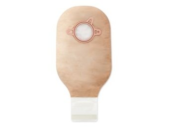 New Image Two-Piece Drainable Pouch, Lock 'n Roll Closure System Red Beige Flange 2-1/4" (57mm) Pouch Length 12" (30mm) AF300 Filter - Box of 10