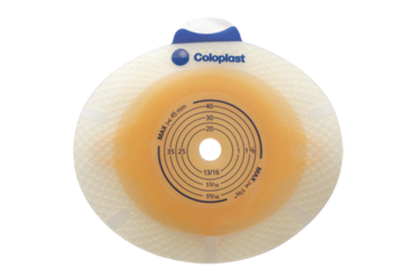 SENSURA CLICK CONVEX LIGHT SKIN BARRIER, FLANGE SIZE 2IN (50MM) PRE-CUT 1 1/8IN (28MM) BX/5
