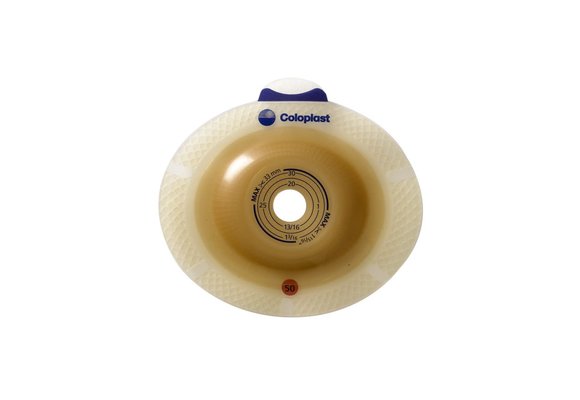 SENSURA CLICK XPRO CONVEX LIGHT SKIN BARRIER, FLANGE SIZE 2 3/4IN (70MM) CUT-TO-FIT UP TO 2 1/16IN (53MM) BX/5