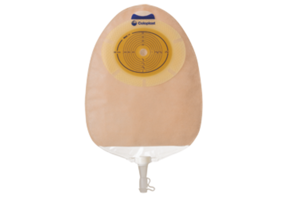 SENSURA 1-PIECE OPAQUE CONVEX LIGHT UROSTOMY POUCH, CUT-TO-FIT UP TO 1 3/4IN (43MM) BX/10