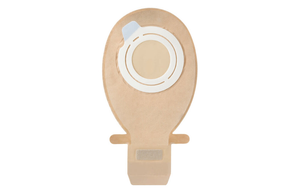 SENSURA FLEX EASICLOSE WIDE-OUTLET DRAINABLE TRANSPARENT POUCH, FLANGE SIZE 2IN (50MM) BX/20