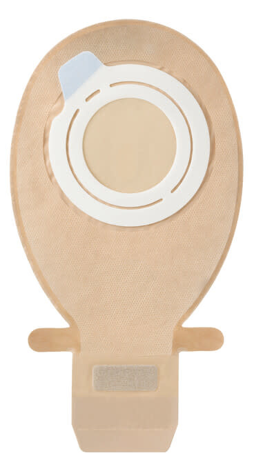 SENSURA FLEX EASICLOSE WIDE-OUTLET DRAINABLE OPAQUE POUCH W/FILTER, FLANGE SIZE 2 3/4IN (70MM) BX/20