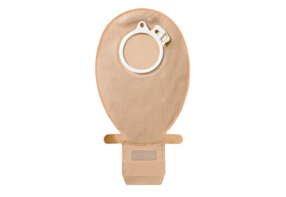 SENSURA CLICK EASICLOSE WIDE-OUTLET DRAINABLE TRANSPARENT POUCH, FLANGE SIZE 2IN (50MM) BX/10