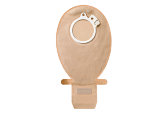 SENSURA CLICK EASICLOSE WIDE-OUTLET DRAINABLE TRANSPARENT POUCH W/FILTER, FLANGE SIZE 2IN (50MM) BX/10