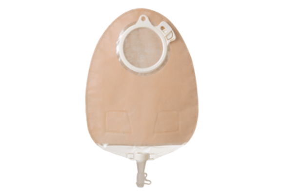 SENSURA CLICK TRANSPARENT UROSTOMY POUCH, FLANGE SIZE 1 9/16IN (40MM) BX/10