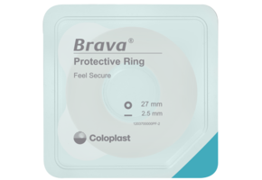 BRAVA WIDE ADHESIVE PROTECTIVE RINGS 27MM ID 76MM OD 2.5MM THICK BX/10