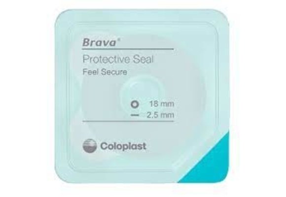 BRAVA WIDE ADHESIVE PROTECTIVE RINGS  18MM ID  64MM OD  2.5MM THICK BX/10
