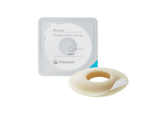 BRAVA PROTECTIVE RING CONVEX 40/80mm 6.6mm FOR FLUSH & RETRACTED STOMAS BX/10