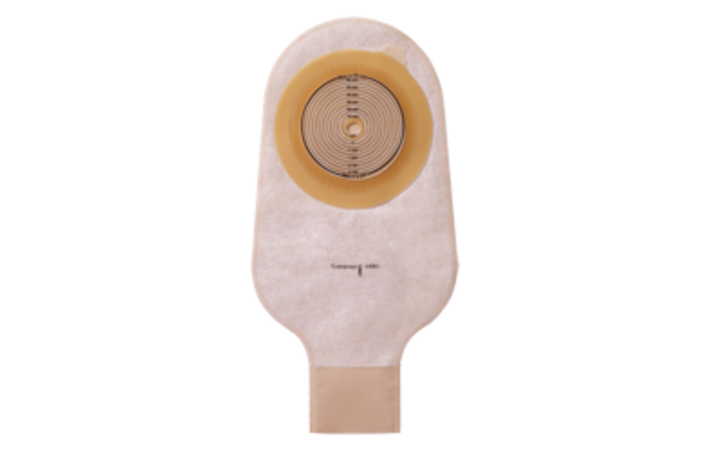 ASSURA 1-PIECE EXTRA-EXTENDED WEAR CONVEX TRANSPARENT DRAINABLE POUCH, CUT-TO-FIT UP TO 1 3/4IN (43MM) BX/10