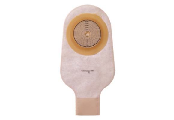 ASSURA 1-PIECE EXTRA-EXTENDED WEAR CONVEX TRANSPARENT DRAINABLE POUCH, CUT-TO-FIT UP TO 1 3/4IN (43MM) BX/10